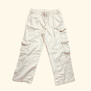 Old Navy Cream Wide-Leg Pants